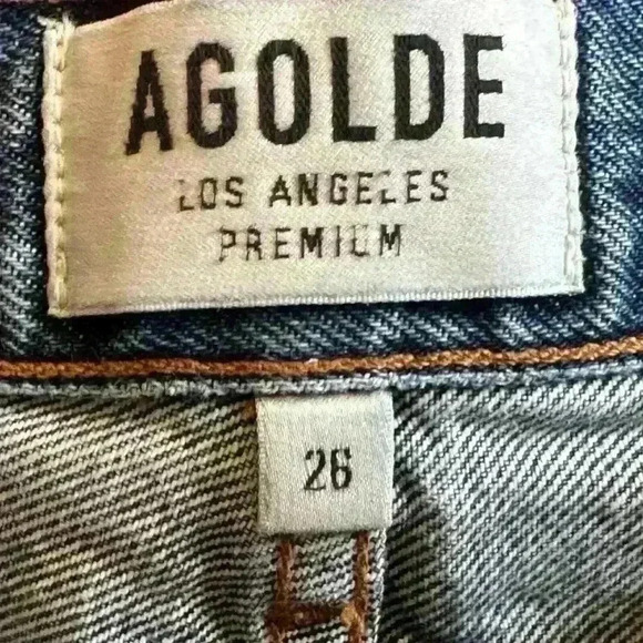 Agolde “Parker” Distressed Jean Shorts Size 26 - Picture 13 of 15